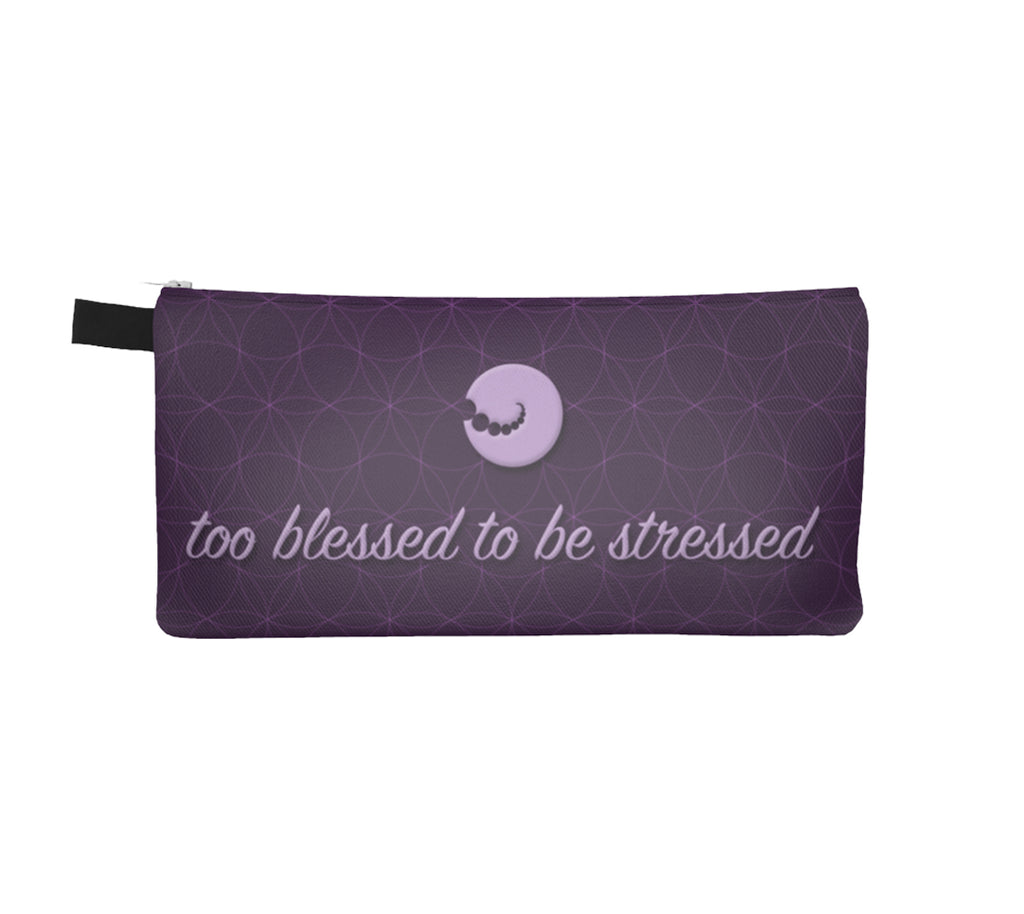 „TOO BLESSED“ Süsses Etui in lila