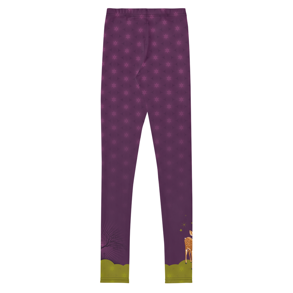 "BAMBAMBEYOU", Mädchen Leggings in purple