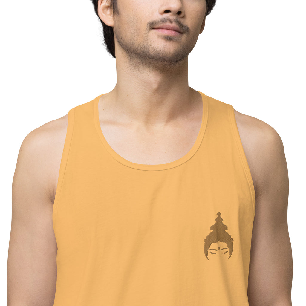 "SPANK THE TANK" Premium Tank für Jungs, gold bestickt