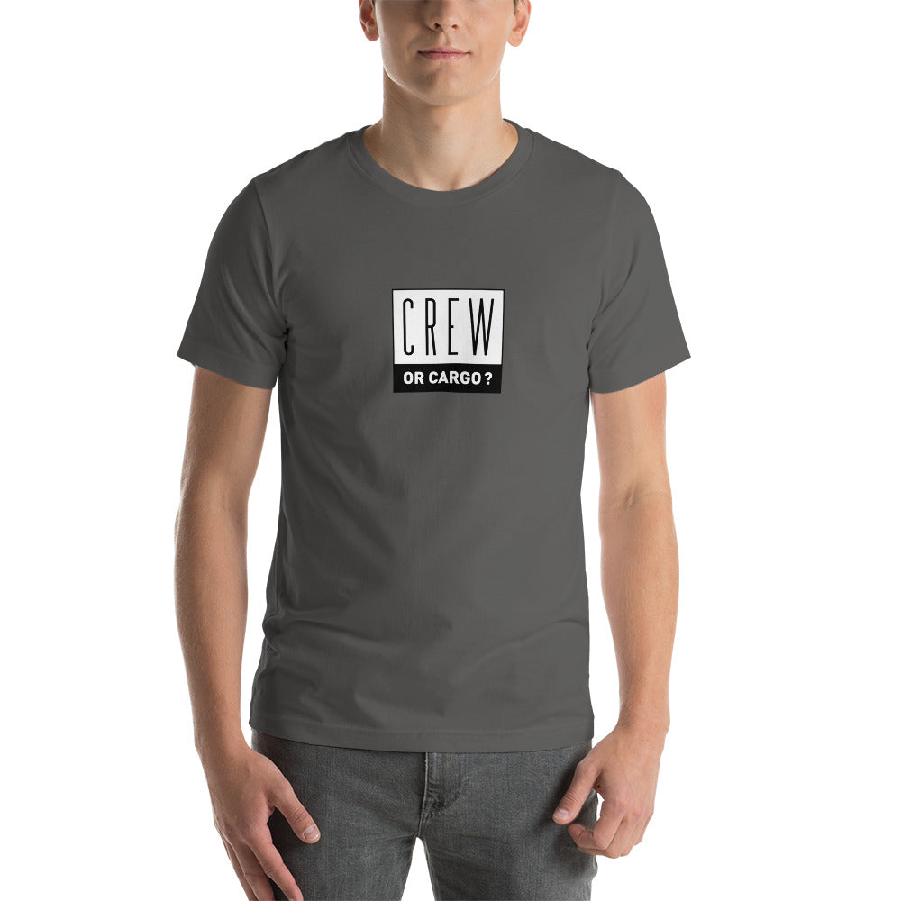 „CREW OR CARGO?“ Statement T-Shirt