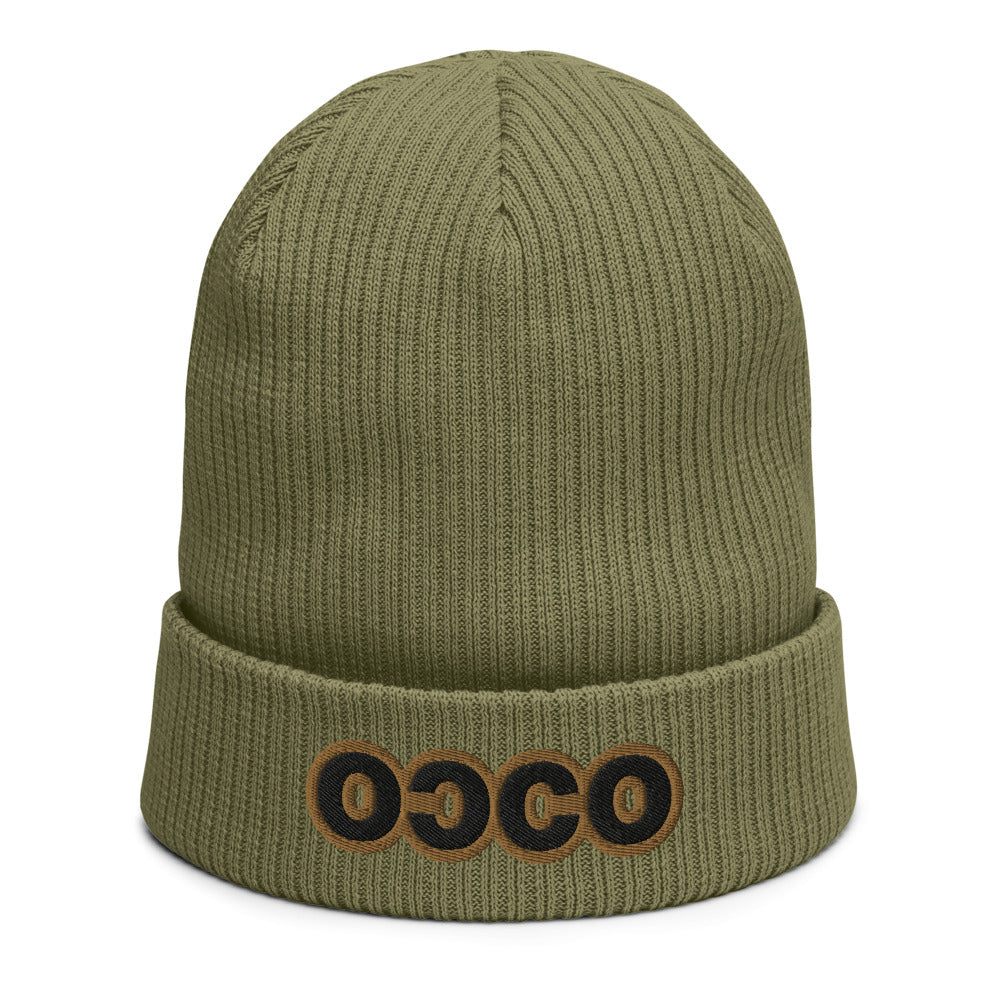 COCO‘s Bio-Baumwoll Mütze, Gold bestickt
